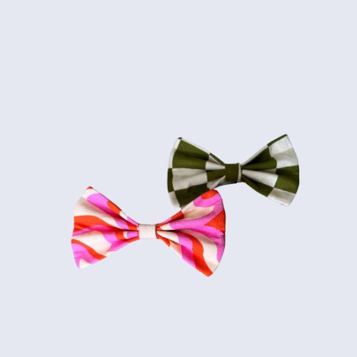 Bow Tie Bundle x2 | Groovy Gingham