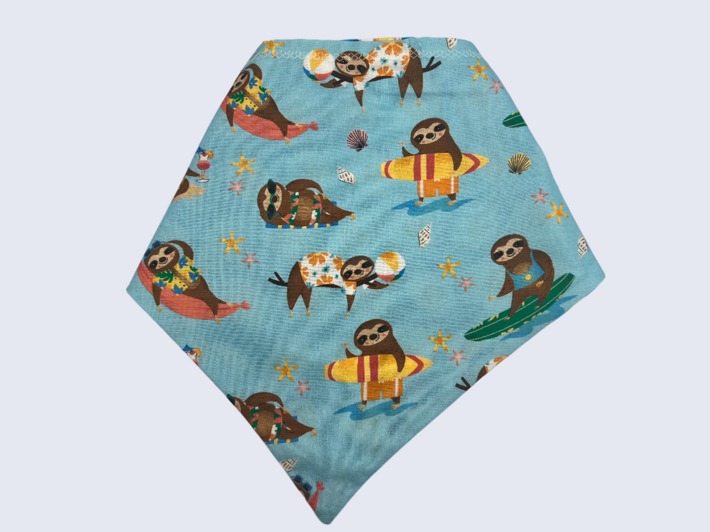 Double Sided Bandana | Scrambled Eggs x Beach Sloth