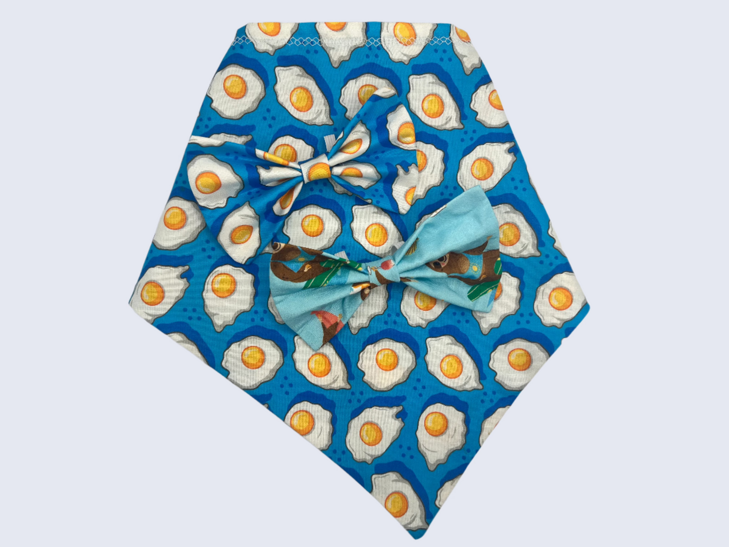 Double Sided Bandana | Scrambled Eggs x Beach Sloth