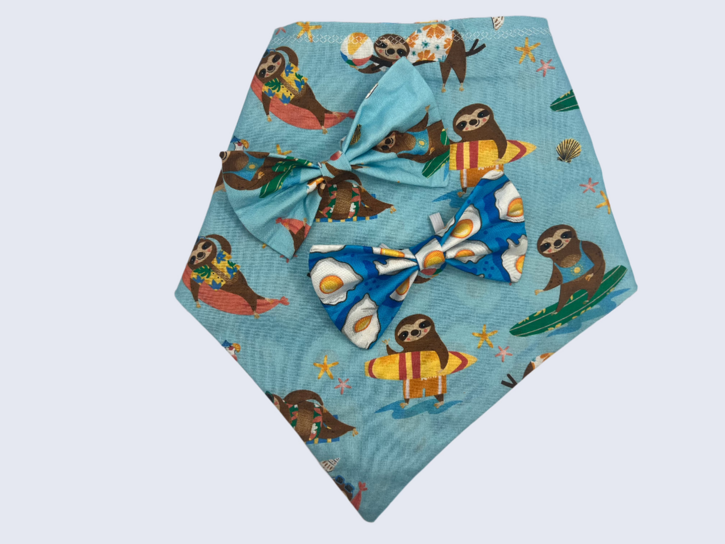 Bow Tie Bundle x2 | Scrambled Eggs x Beach Sloth