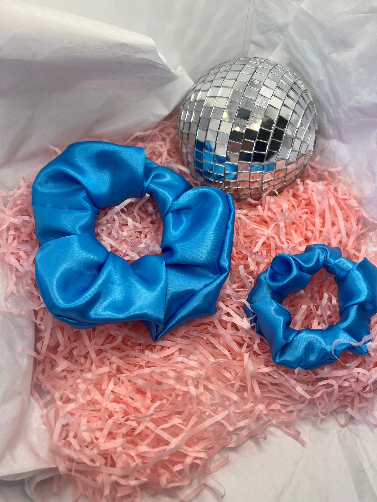 Scrunchie | Satin Blue